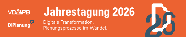 VDiPB-Jahrestagung 2026. Digitale Transformation. Planungsprozesse im Wandel. DiPlanung
